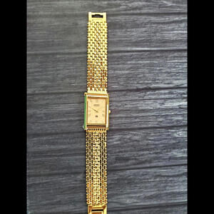 Retro SQ Slim Seiko White Dial Milanese band Mens‎ Watch New Mvt & Batt